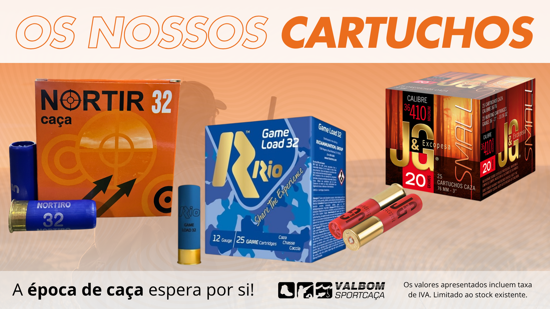 Os nosso cartuchos